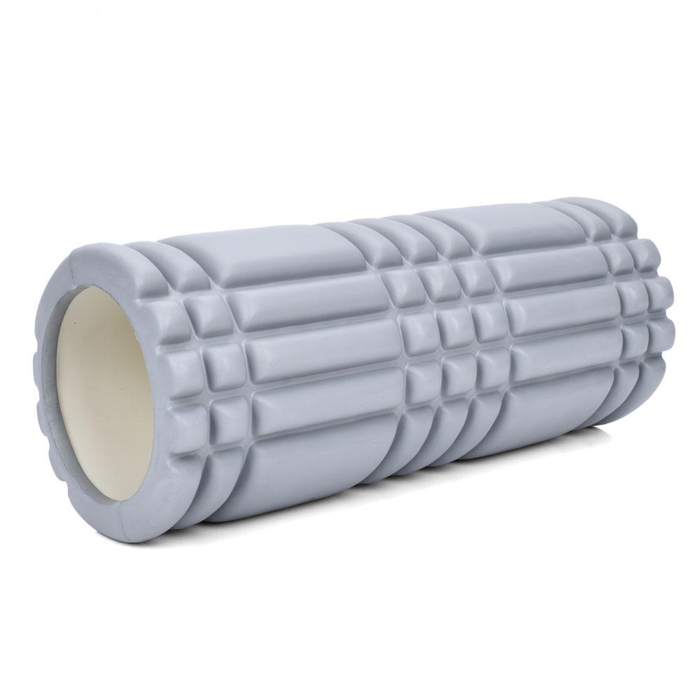 Масажер рулон для йоги, сірий, EVA, 33*14см, пак. (10шт), фото 1