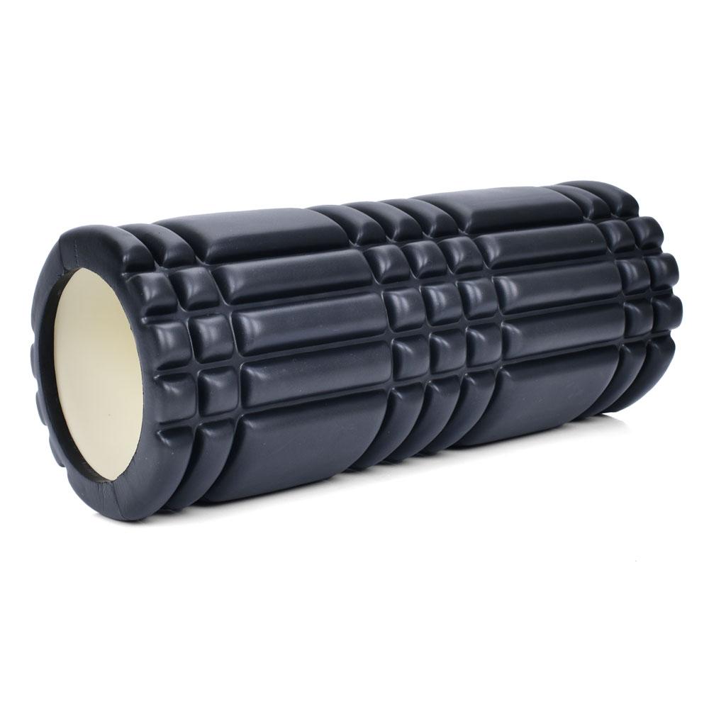 Масажер рулон для йоги, чорний, EVA, 33*14см, пак. (10шт), фото 1