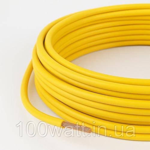 Провід ПВ-3 нгд 6,0 МЕГАНОМ жовтий, фото 1
