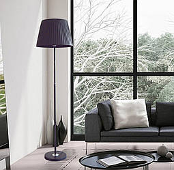 Торшер з абажуром (темно сірий) 4800