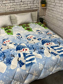 Ковдра зимова флісова на овчині 350г/м кв.