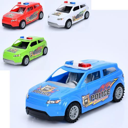 Машина інерція, 20см, поліція, 4 кольори, пак. 23*17*8см (192шт), фото 1