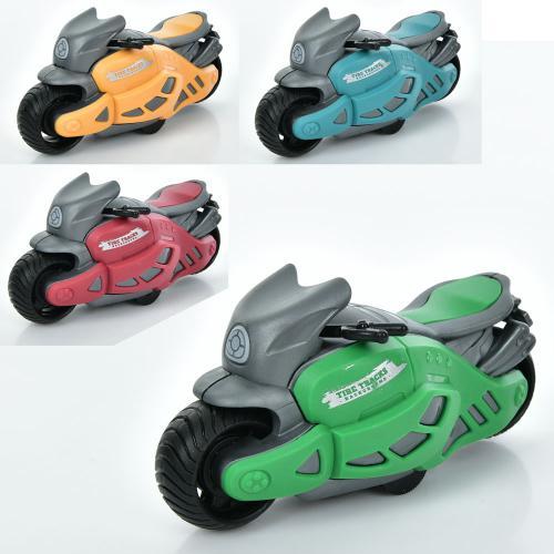 Мотоцикл інерція, 11см, 4 кольори, пак. 11*5,5*5см  (244шт), фото 1