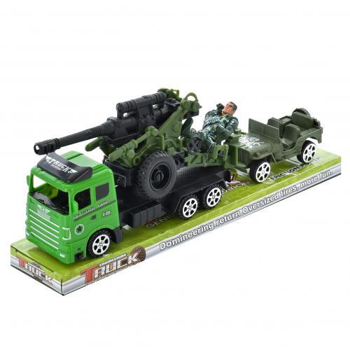 Трейлер інерція, 30см, військова техніка 2шт, у слюді 32*11*6,5см  (60шт), фото 1