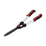 Ножиці по живоплоту з гофрованим лезами для стебел Ø≤ 6 мм (l= 61 см) леза l= 22 см алюмінієві ручки Yato YT-88212, фото 2