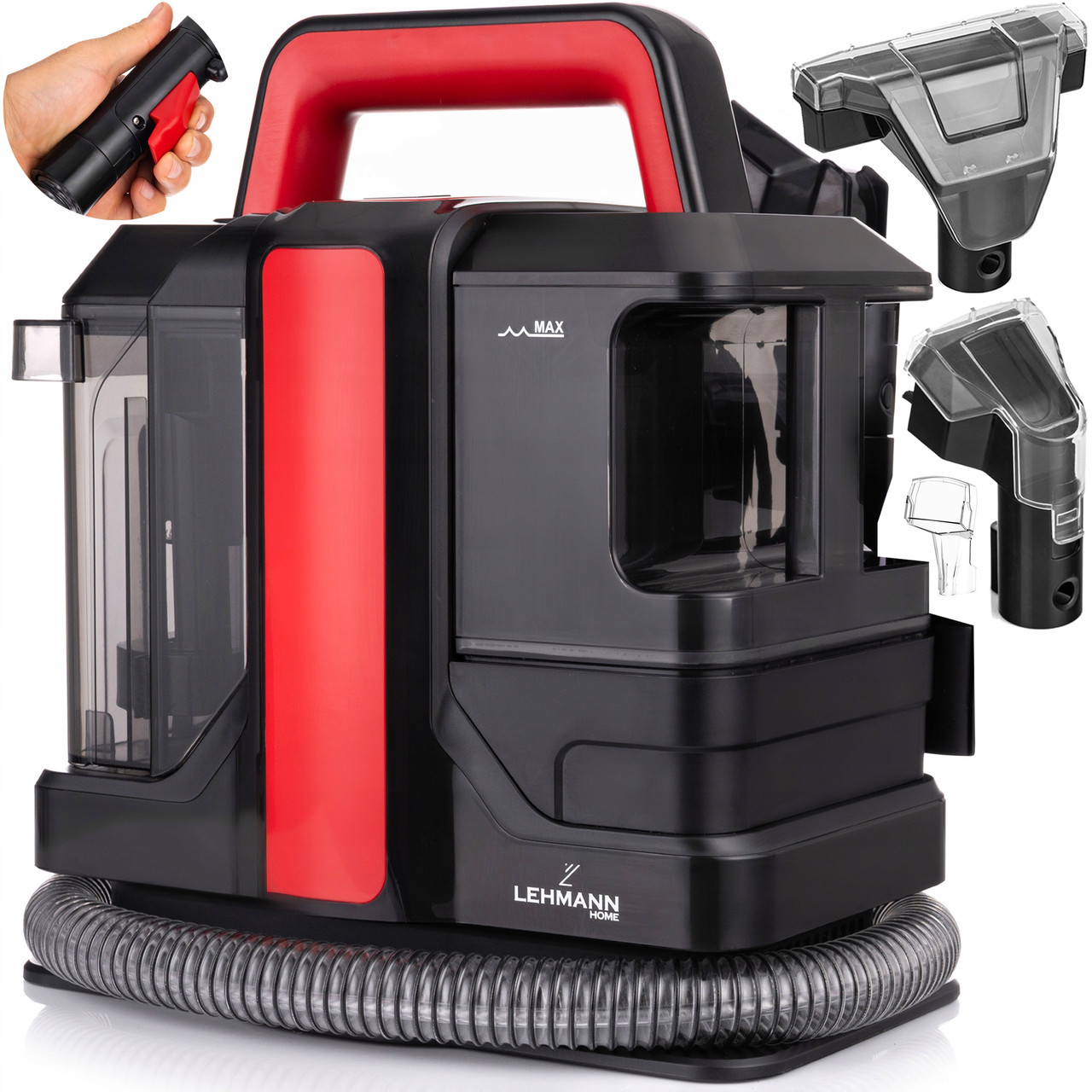 Пилосос для вологого та сухого прибирання м'яких меблів Lehmann EasyWash 450W, фото 1