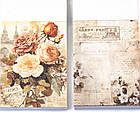 Вінтажна книга з папером для скрапбукінгу Весняна ода 100 листів KRK025, фото 2