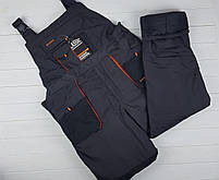 Зимовий напівкомбінезон робочий утеплений з кишенями спецодяг Artmaster CLASSIC OC B, зимова уніформа, фото 6