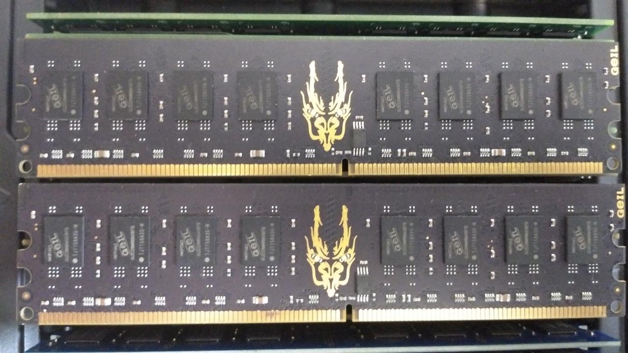 4GB DDR2 (2х2GB) 800MHz CL5 (знижені таймінги) Geil RAM PC2 6400U (Intel/AMD) з LED підсвіткою, фото 1