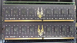 4GB DDR2 (2х2GB) 800MHz CL5 (знижені таймінги) Geil  RAM PC2 6400U (Intel/AMD) з LED підсвіткою