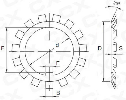 Шайба пружинна MB26 (M130(DIN5406)) CX, фото 2