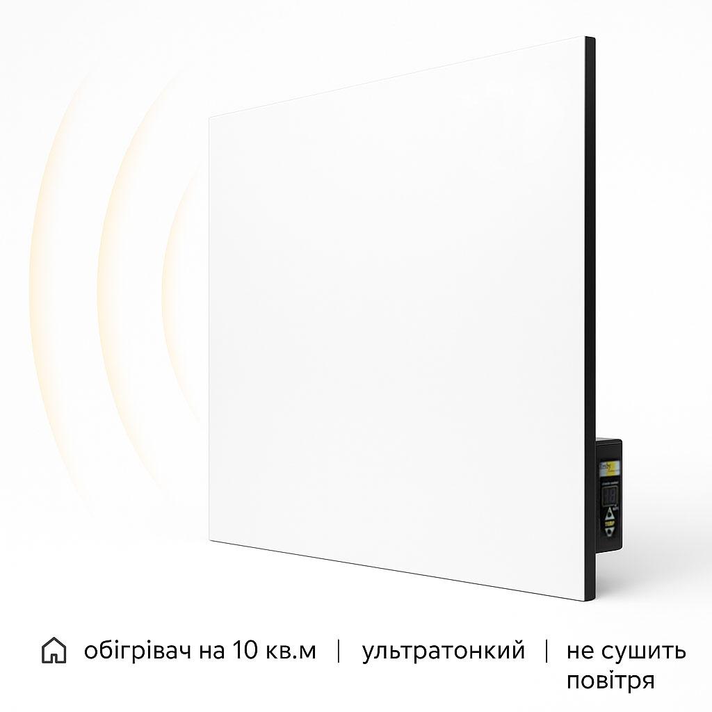 Керамічний обігрівач Emby CHT-500 білий з терморегулятором на 10 кв. м., фото 1