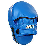 Лапи боксерські вигнуті HARD TOUCH BO-4251 натуральна шкіра (23 x 17 x 4 см) пара, фото 3