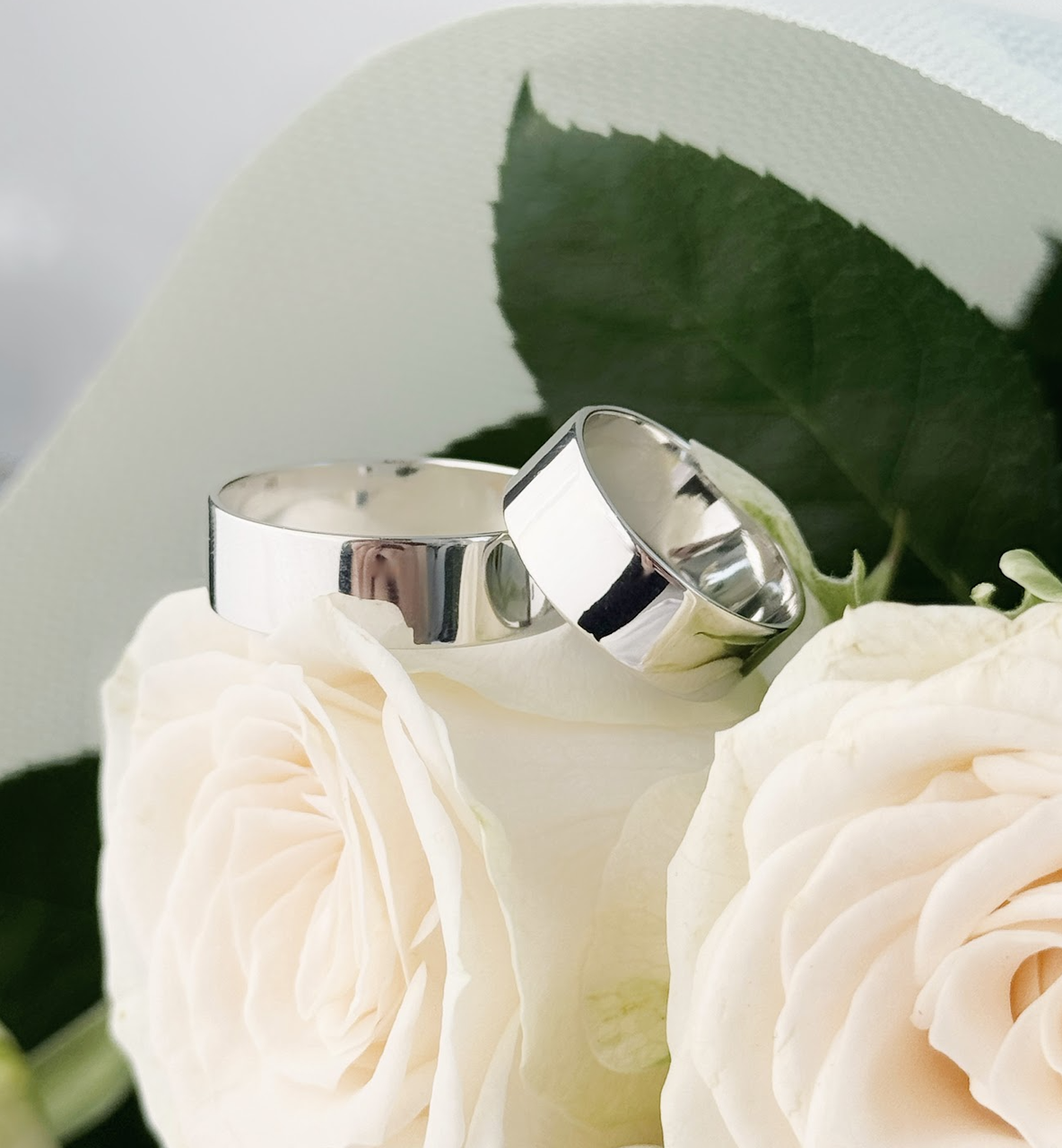 Срібні обручки американки, фото 1