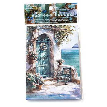 Вінтажний папір для скрапбукінгу Чудове море 30 листів KRK029