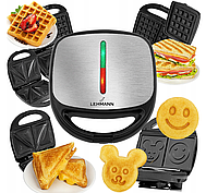 Мультипекарь сэндвичница Lehmann 5 в 1 1200 Вт