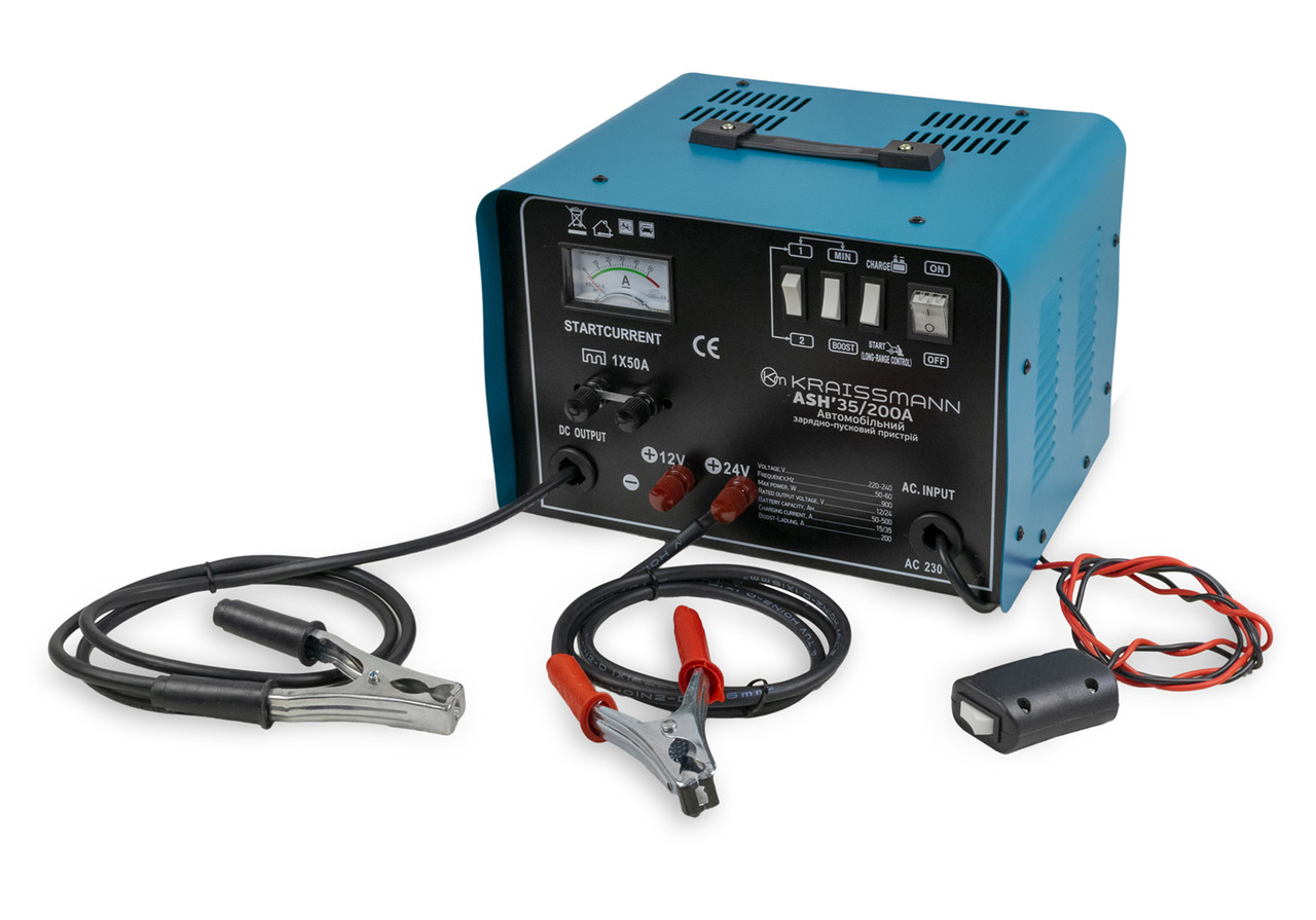 Зарядно-пусковий пристрій KRAISSMANN ASH'35/200A