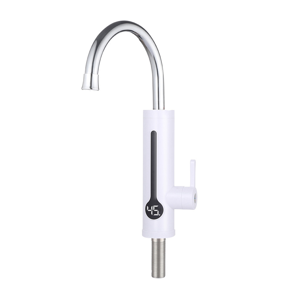 Проточний водонагрівач WEZER SDR-A18TR, поворотний вилив (3,3 кВт + датчик темп.), білий, фото 1