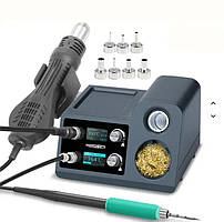 Паяльна станція HandsKit 8210 820 Вт, паяльник 120вт, жала 210