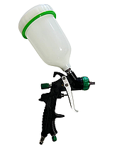 GTM Фарборозпилювач SG602HVLP 1,7мм-сопло, в/б-0,6л пласт., 1,9-2,1 бар, 250-300л/хв