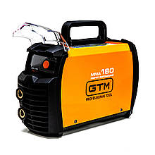 GTM Інвертор зварювал. MMA-180DS LED, 180А, 1,6-4,0мм, 220В дисплей