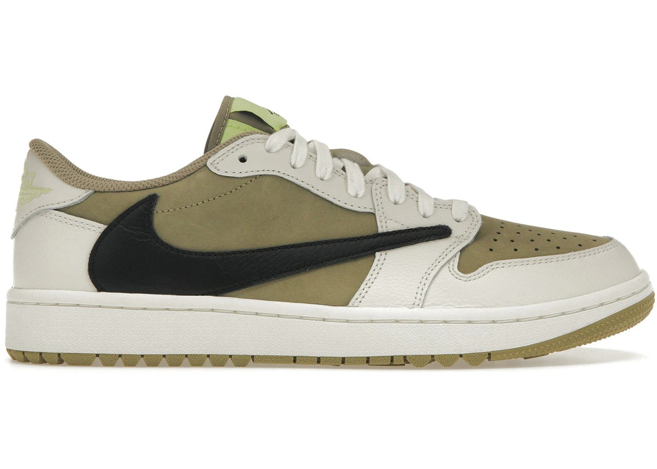 Кросівки Nike Jordan 1 Retro Low Golf Travis Scott Neutral Olive - FZ3124-200