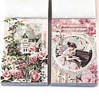 Вінтажна книга з папером для скрапбукінгу Любов 50 листів KRK033, фото 3