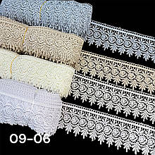 Мереживо для тюлі 9см №09-06 біле