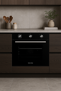 Надійна духова шафа Gunter & Hauer EOM 866 BL з конвекцією та грилем