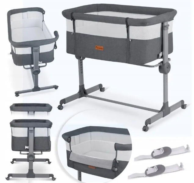Складане дорожнє ліжечко для немовлят Nukido 724303, фото 1
