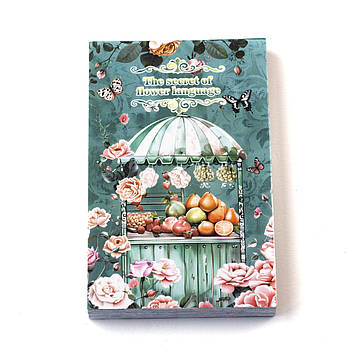 Вінтажна книга з папером для скрапбукінгу Секрет любові 50 листів KRK034