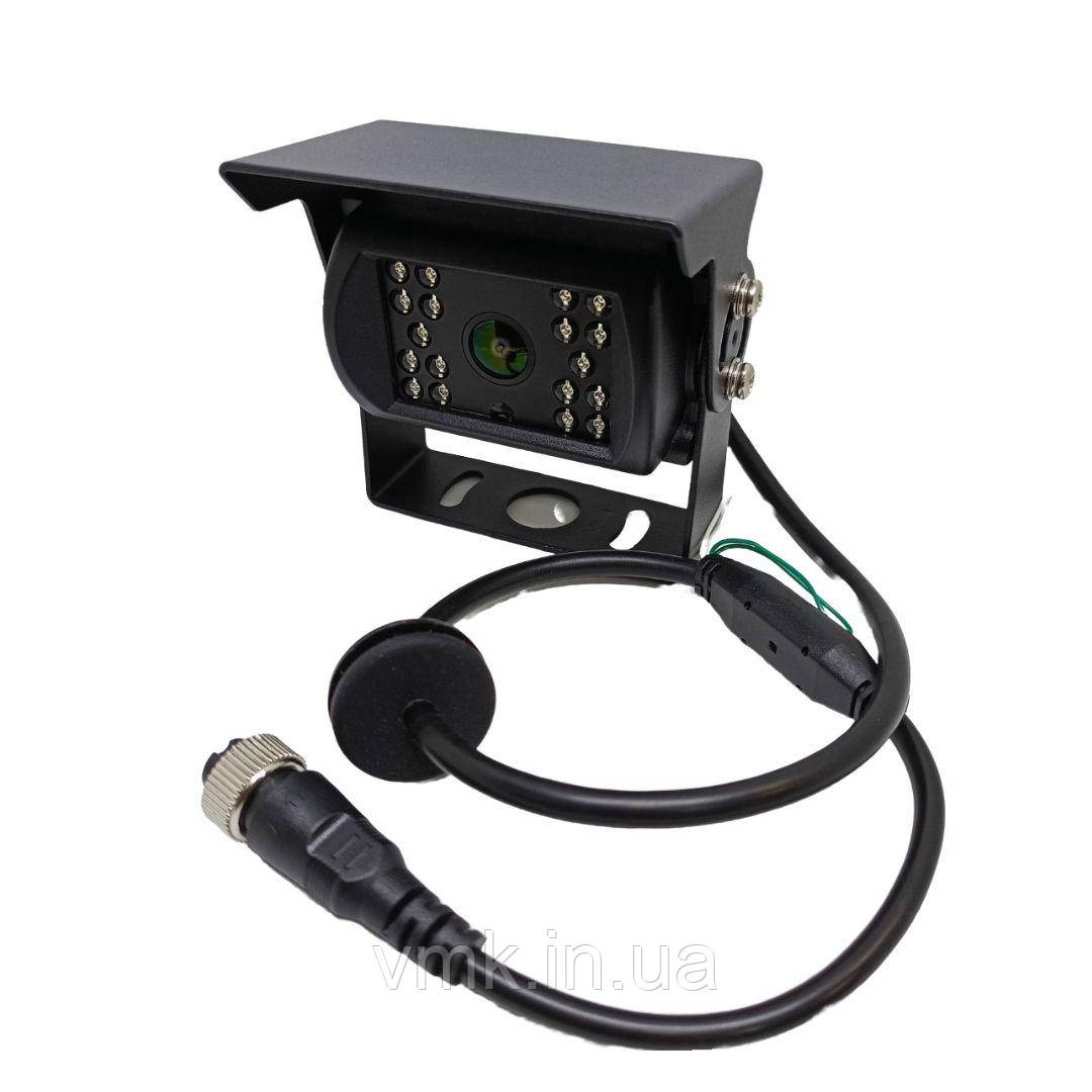 Камера заднього виду «Риб’яче око» для вантажних авто з ІЧ підсвіткою/CVBS/ кут 160°, фото 1