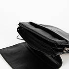 Чоловіча сумка з натуральної шкіри з клапаном, середня, фото 6