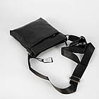 Чоловіча сумка з натуральної шкіри без клапана, велика, фото 3