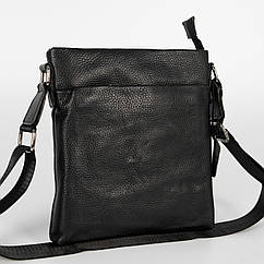 Чоловіча сумка з натуральної шкіри без клапана, мала