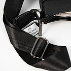 Чоловіча сумка з натуральної шкіри без клапана, велика, фото 7