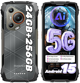 Смартфон Blackview BL7000 5G Black 8/256GB NFC 7500Amh Android 15 + ремінець