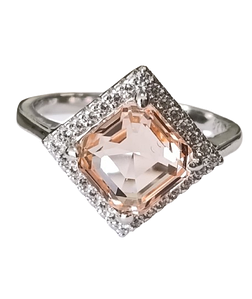 Каблучки з морганітом