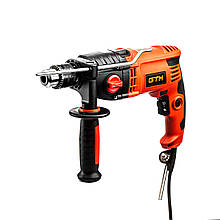 GTM Дриль уд. DI 16/1050ER(M) 1050Вт, 0-1100/0-3000об/хв, патрон 13мм, 16/20/40мм