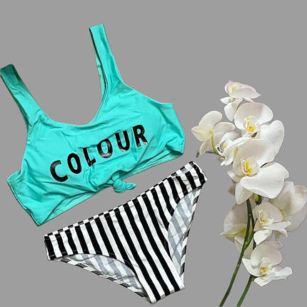 Купальник для девочек Fuba 2141 мята(В НАЛИЧИИ ТОЛЬКО 34 36 42 УКР р-ры ), фото 1