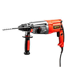 GTM Перфоратор + RH28/850EV 3,2Дж, 850Вт, 6-28мм, 3реж.