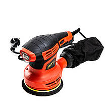 GTM Шліфмашина ексцентрикова OS125/280, 125мм, 280Вт, 6000-12000об/хв.