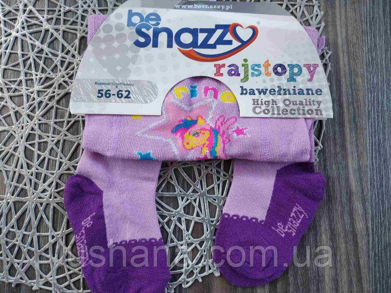 Дитячі бавовняні колготи be snazzy на дівчинку р.56-62, фото 1