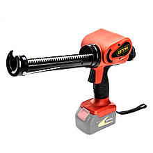 GTM Пістолет для герметика акум. GGC18/150, 18В, 150кгс, 3-10мм/с, 310мл, КАРКАС (без АКБ і ЗП)