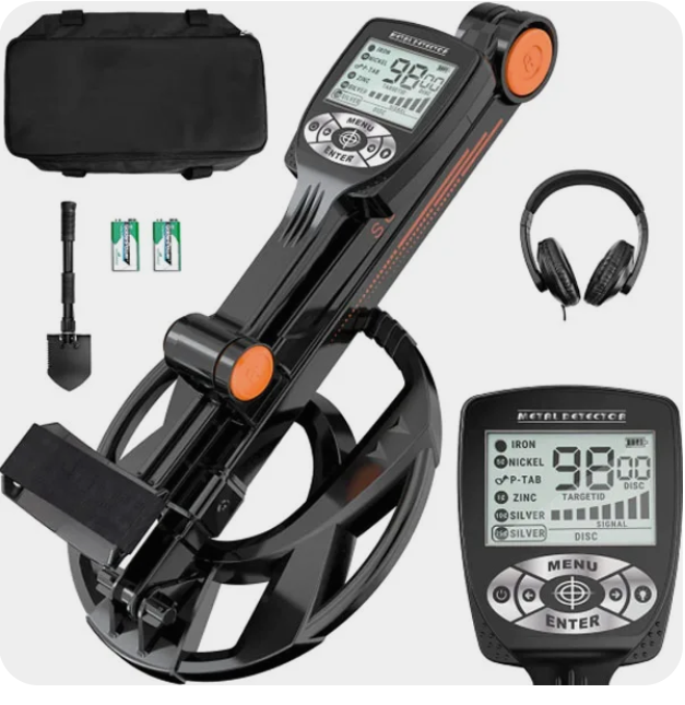 Металошукач Meterk Tx610 ТХ610 водонепроникний металошукач із РК-дисплеєм і регульованим стрижнем,, фото 1