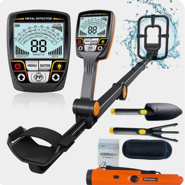 Металошукач Meterk Tx640 ТХ640 складаний для пошуку монет, золота та дорогоцінних виробів, фото 1
