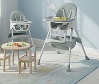 Стільчик для годування зі столом зелений Milo 700001