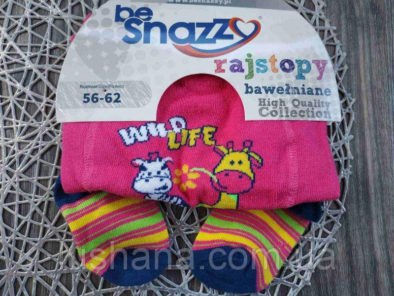 Дитячі бавовняні колготи be snazzy на дівчинку р.56-62, фото 1