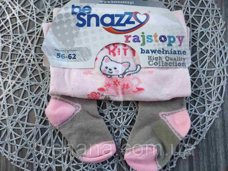 Дитячі бавовняні колготи be snazzy на дівчинку р.56-62, фото 1