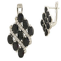 Срібні сережки Proba з натуральним сапфіром 6.699ct (0569833)